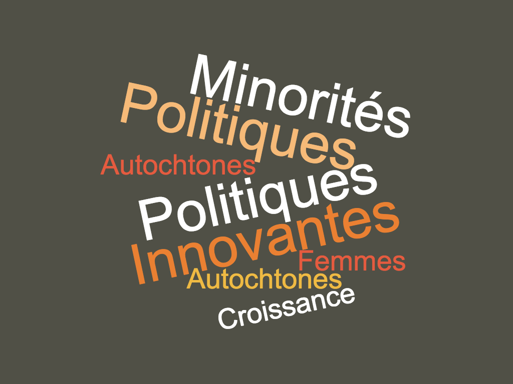 Des politiques innovantes afin de supporter nos objectifs de croissance par la diversification