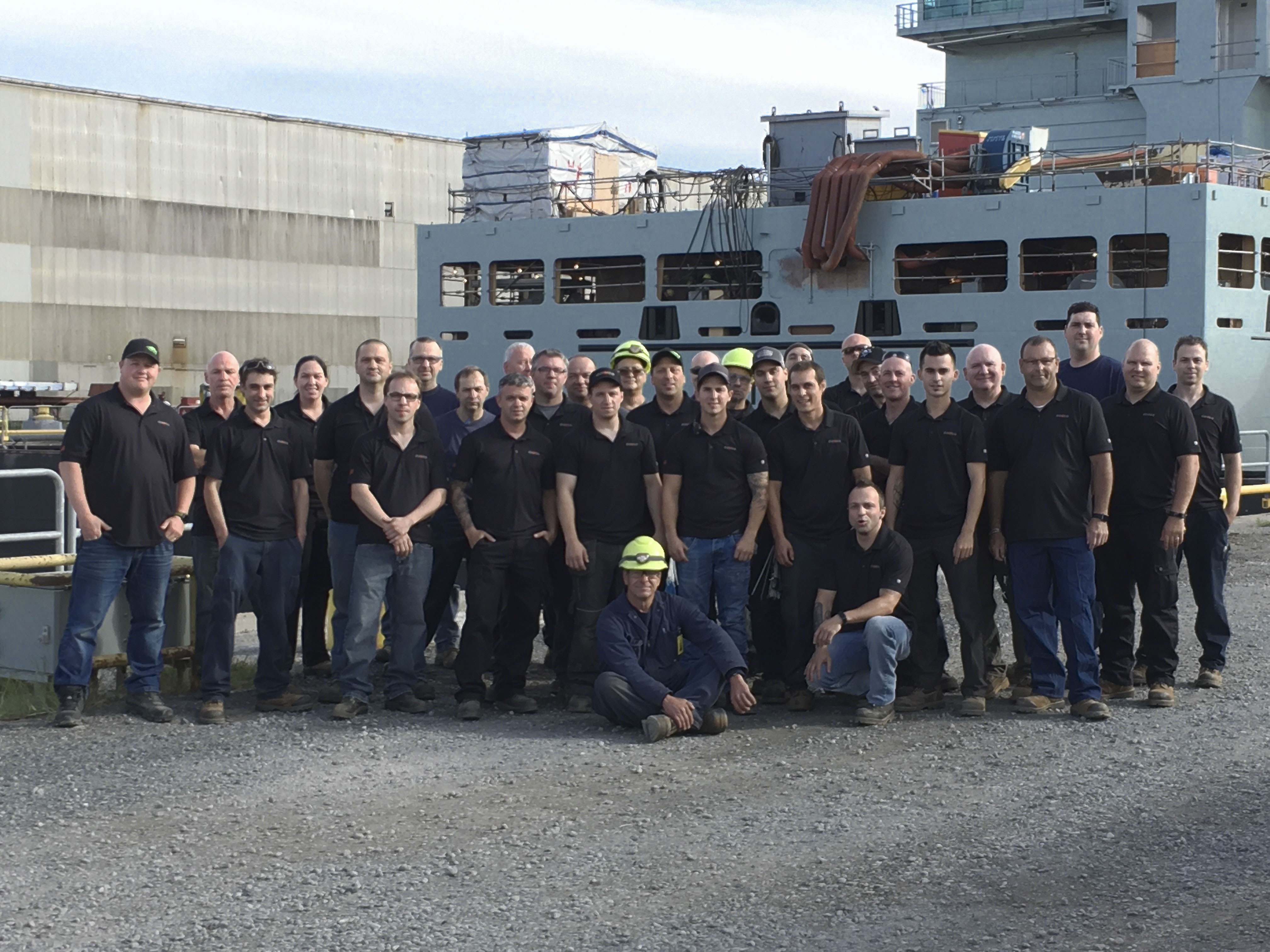 DAWCO congratulates its employees at the Davie shipyard